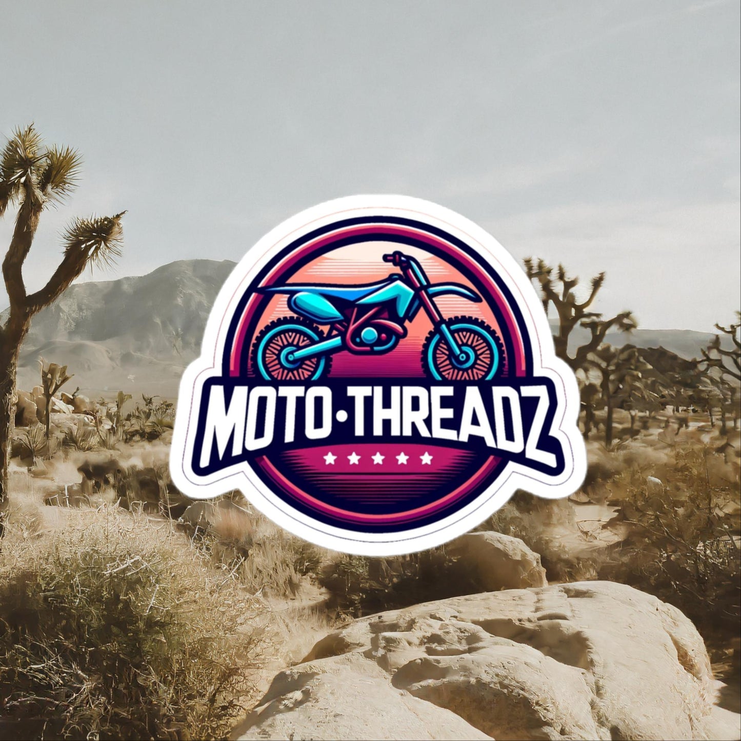 Bubble-Free Stickers - MotoThreadz Logo