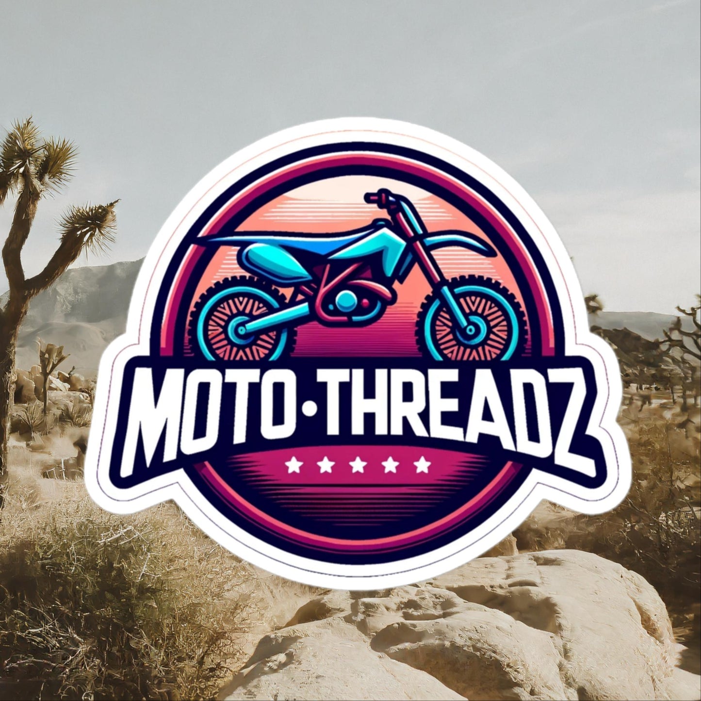 Bubble-Free Stickers - MotoThreadz Logo